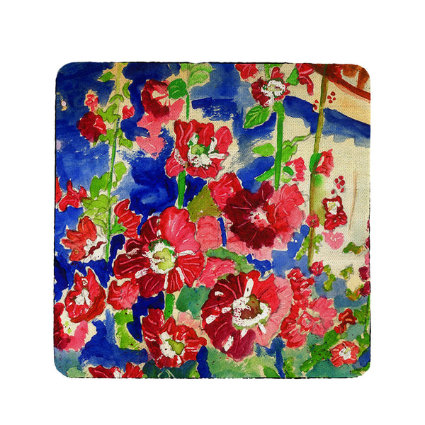 Hollyhocks Coaster Set of 4