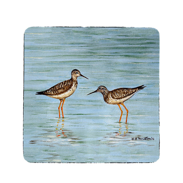 Yellow Legs Coaster Set of 4