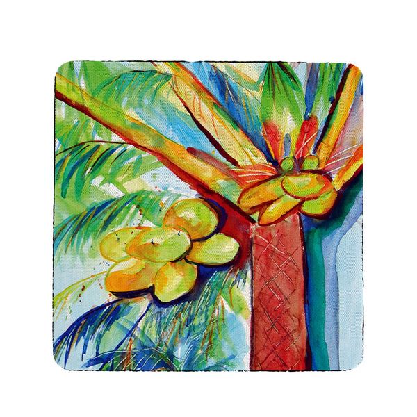 Cocoa Nut Tree Coaster Set of 4
