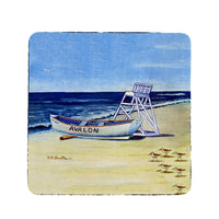 Avelon Beach, NJ Coaster Set of 4