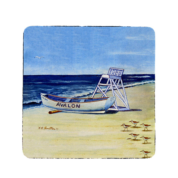 Avelon Beach, NJ Coaster Set of 4