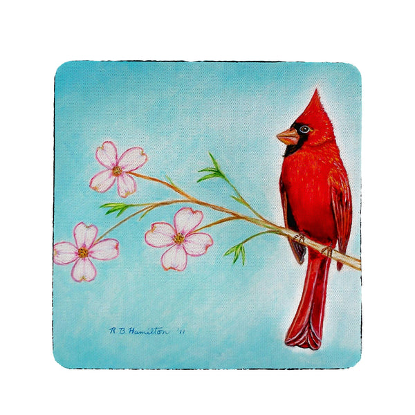 Dick's Cardinal Coaster Set of 4