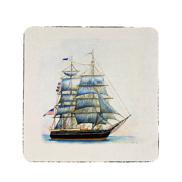 Whaling Ship Coaster Set of 4