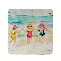 Ladies Wading Coaster Set of 4