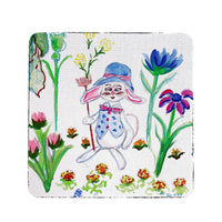 Mrs. Farmer Coaster Set of 4