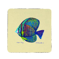 Sailfin Tang - Yellow Coaster Set of 4