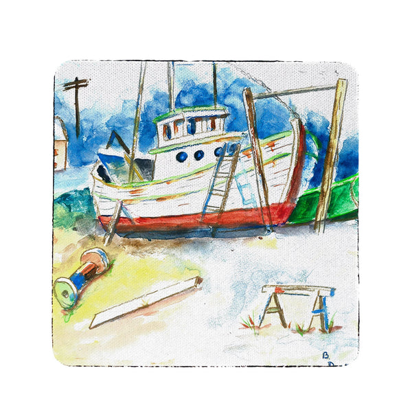 Old Boat Coaster Set of 4