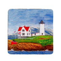 Nubble Lighthouse, ME Coaster Set of 4