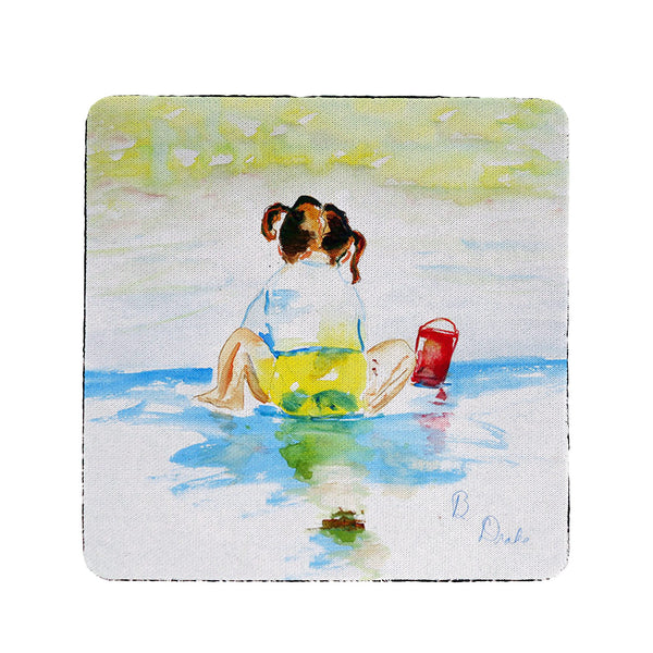 Pigtails Playing Coaster Set of 4
