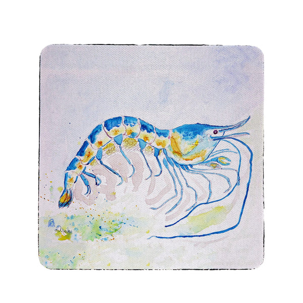 Blue Shrimp Coaster Set of 4