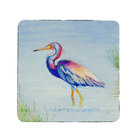 Tri-Colored Heron Coaster Set of 4