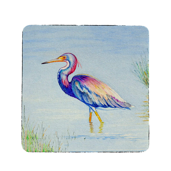 Tri-Colored Heron Coaster Set of 4