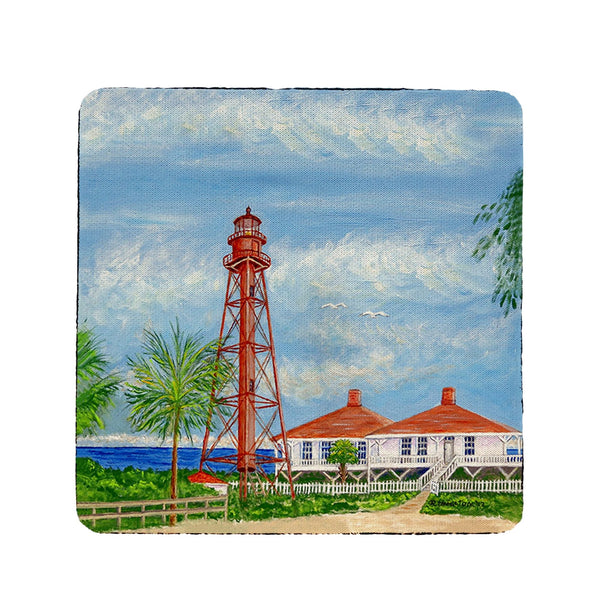 Sanibel Lighthouse, FL Coaster Set of 4