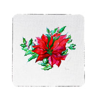 Poinsettia Coaster Set of 4
