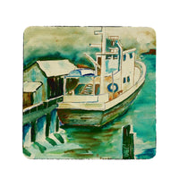 Oyster Boat Coaster Set of 4