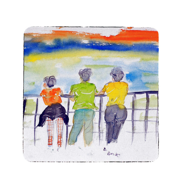 Ladies Looking Coaster Set of 4