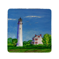 Fenwick Island Light House Coaster Set of 4