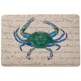 Male Blue Crab Beige Door Mat