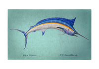 Blue Marlin Door Mat