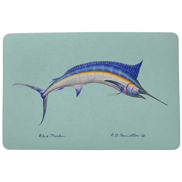 Blue Marlin Door Mat