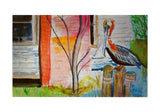 Betsy's Pelican Door Mat