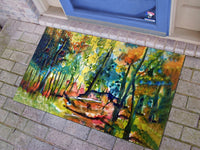 Fall Forest Door Mat