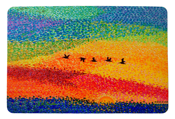 Pelican Sunset Door Mat