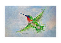 Hummingbird Flight Door Mat