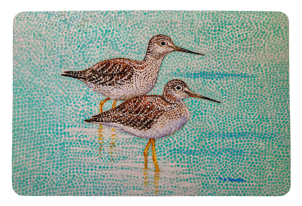 Yellow Legs Sandpipers Door Mat