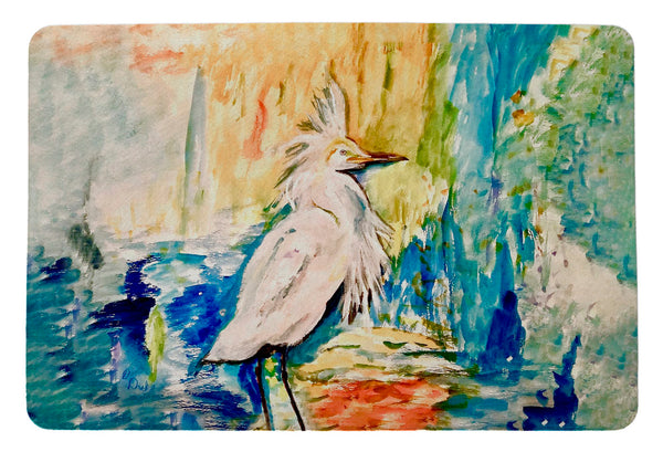 Wild Egret Door Mat