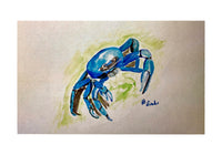 Blue Land Crab Door Mat