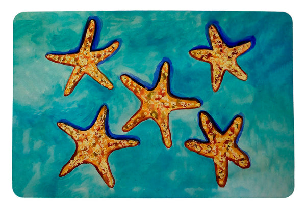 Many Starfish Door Mat