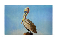 Pelican on Post Door Mat