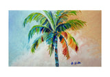 Pastel Palms Door Mat
