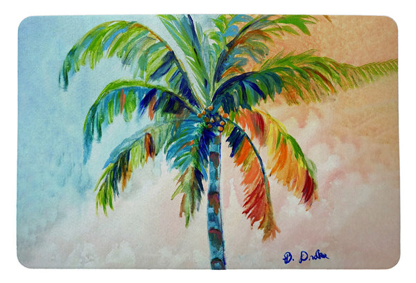 Pastel Palms Door Mat
