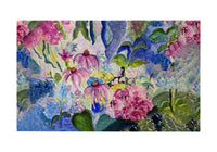 Cone Flowers II Door Mat