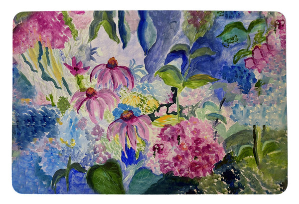Cone Flowers II Door Mat