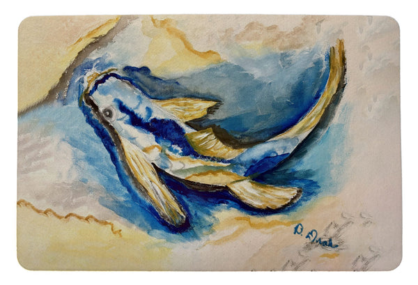 Golden Koi Door Mat