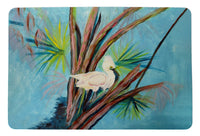 Roosting Egret Door Mat