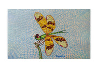 Google Eye Dragonfly Door Mat