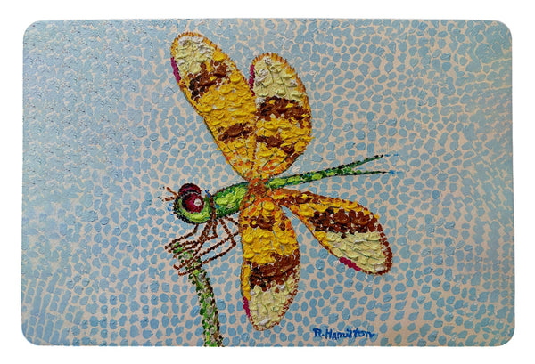 Google Eye Dragonfly Door Mat