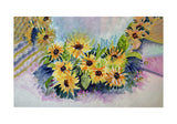 Betsy's Black Eyed Susans Door Mat