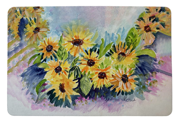 Betsy's Black Eyed Susans Door Mat