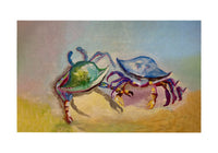 Betsy's Two Crabs Door Mat