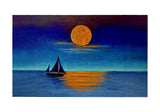 Moon Light Sailing Door Mat