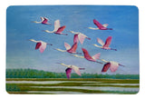 Spoonbill Flock Door Mat