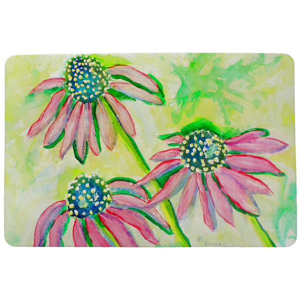 Cone Flowers Door Mat