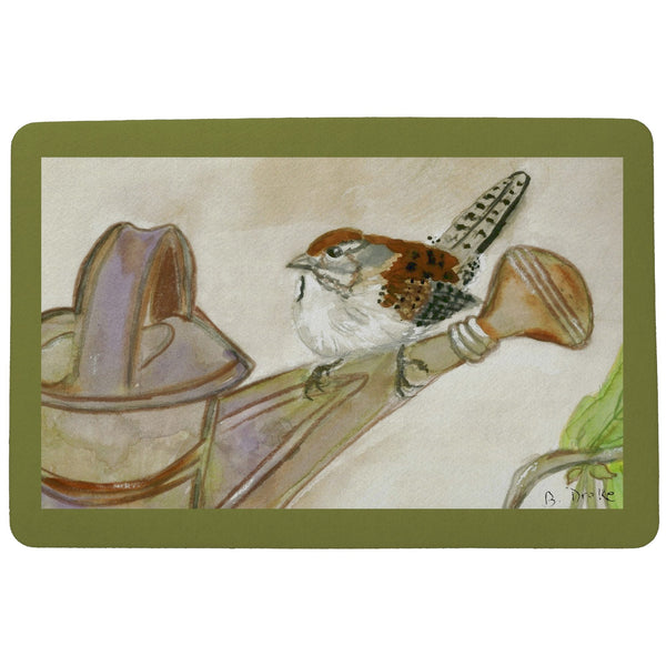 Carolina Wren Door Mat