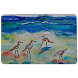 Betsy's Sandpipers Door Mat