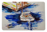 Sailboat & Dock  Door Mat